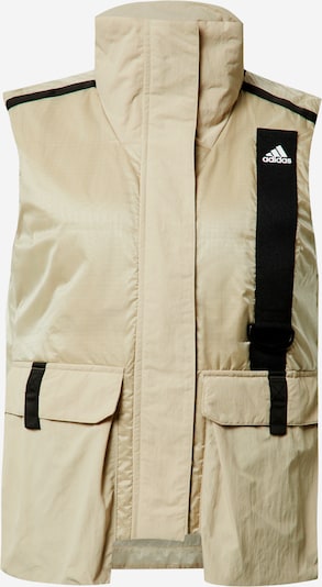 ADIDAS TERREX Sportbodywarmer in de kleur Ecru / Zwart / Wit, Productweergave