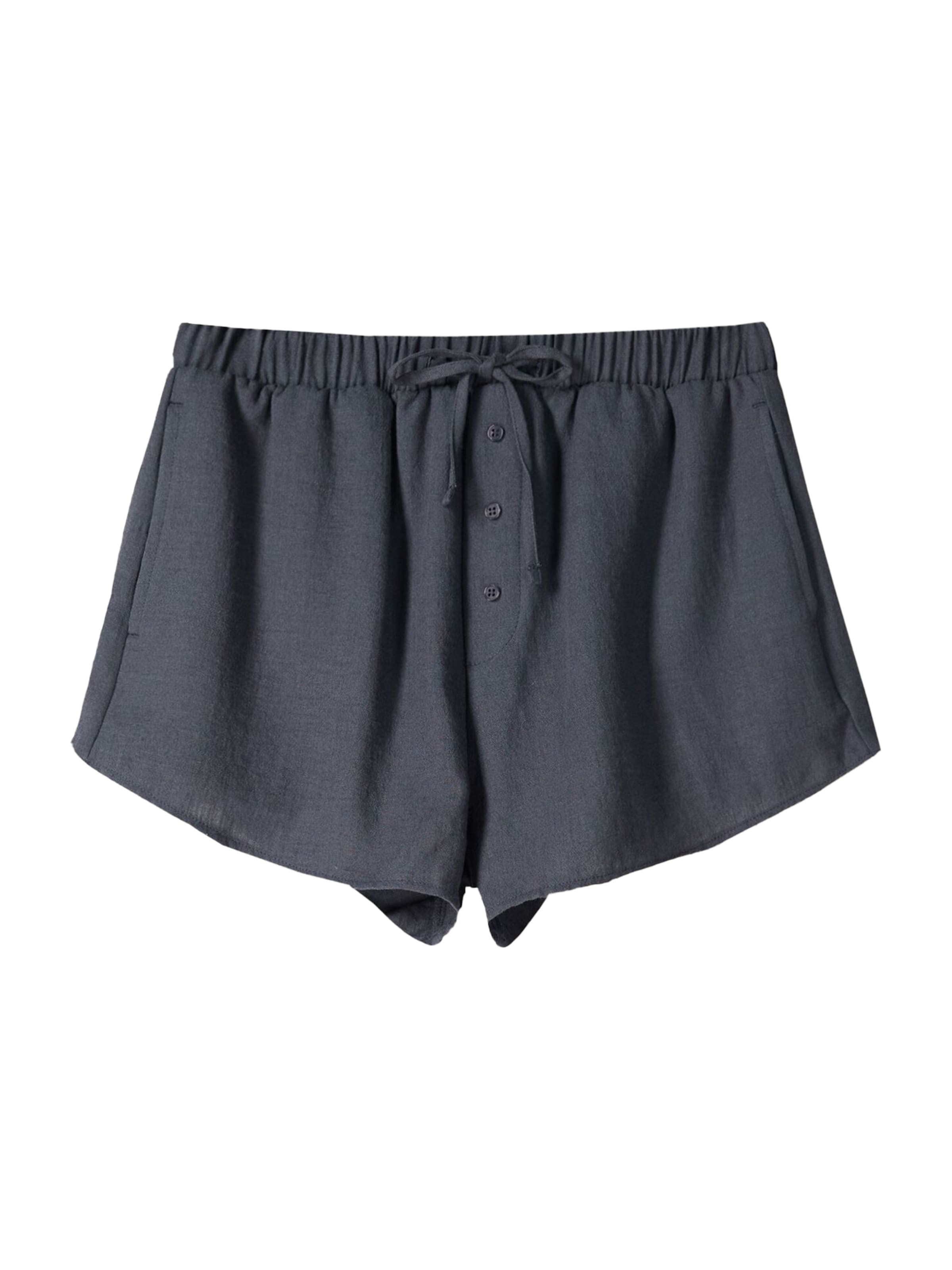 Bershka Regularen Hlače | modra barva: sprednja stran