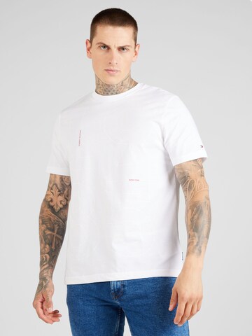 T-Shirt TOMMY HILFIGER en blanc : devant