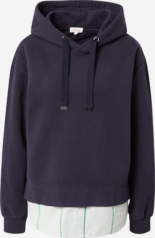 s.Oliver Sweatshirt in Blauw: voorkant