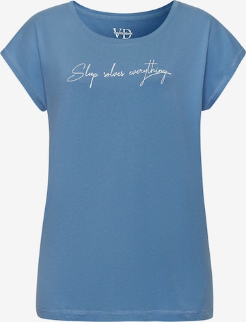 VIVANCE Schlafshirt 'Dreams' in Blau: Vorderseite