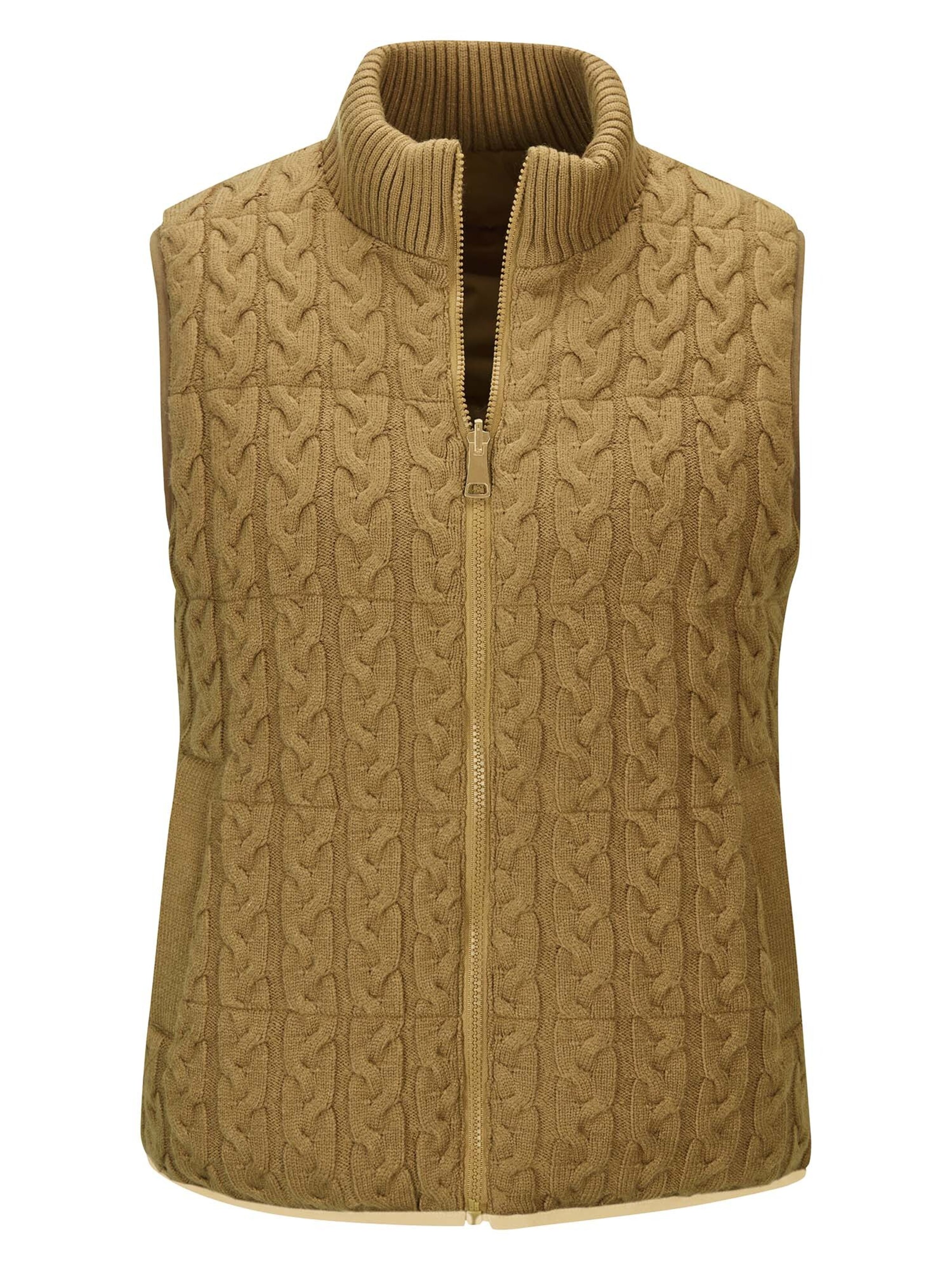 Cardigan MADELEINE en jaune : devant