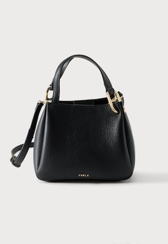 FURLA - Bolso de hombro 'NUVOLA' en negro: frente