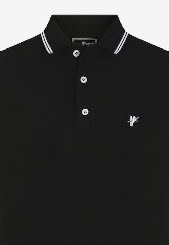 DENIM CULTURE - Camiseta 'Christiano' en negro