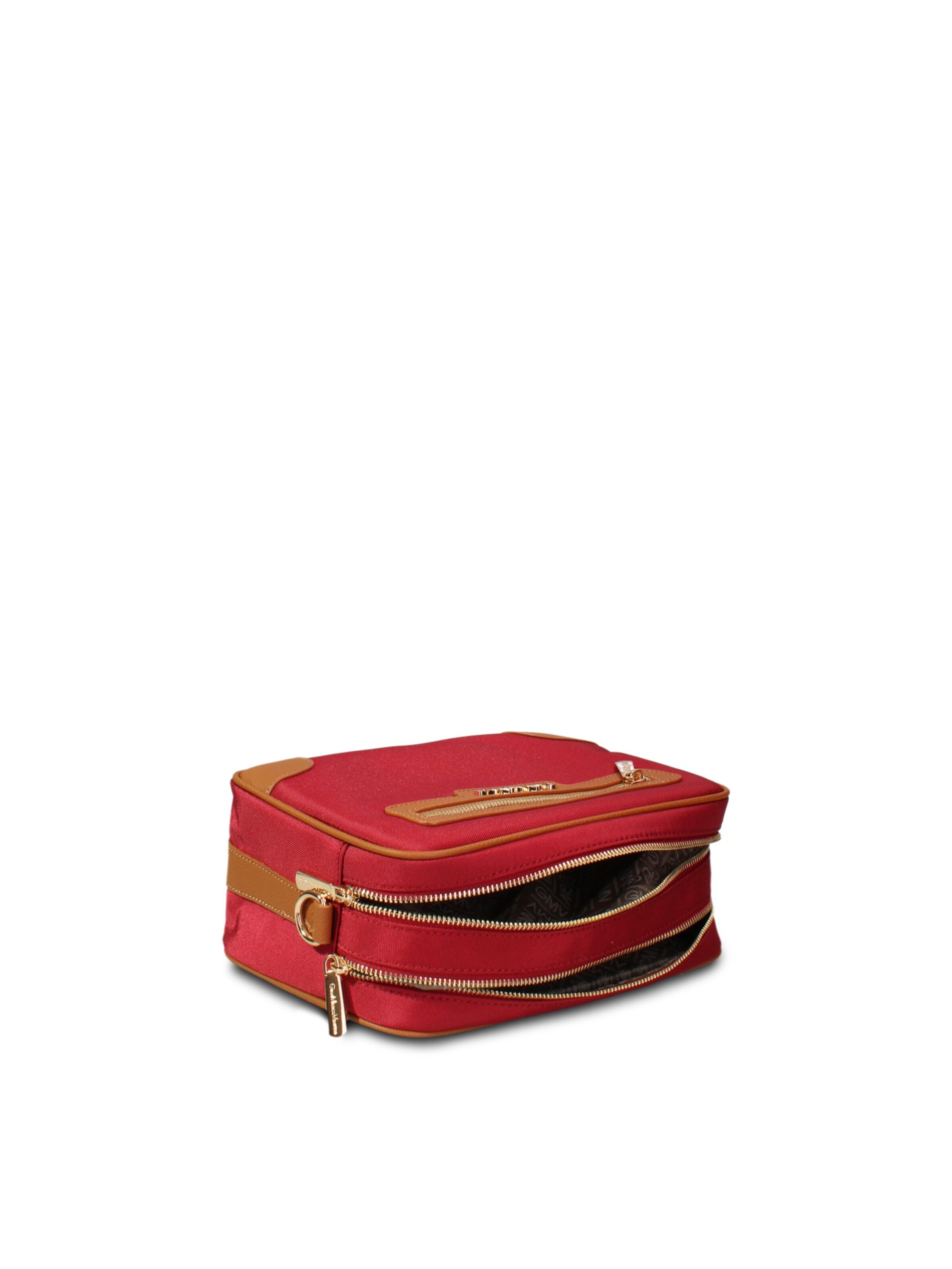 Borsa a tracolla 'Borsa a Tracolla Pelle Vegana Gianmarco Venturi Nera e - Versatile Donna' di GianMarco Venturi in rosso