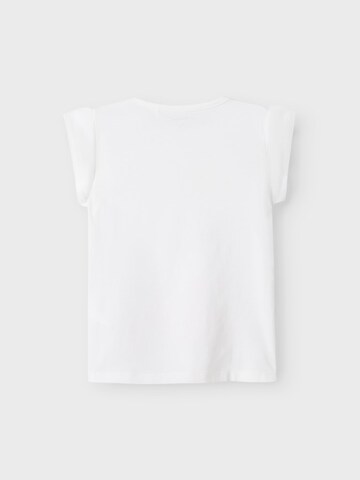 NAME IT Shirt 'NMFASBIRI STITCH' in White