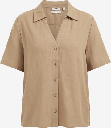 WE Fashion Blouse in Beige: front