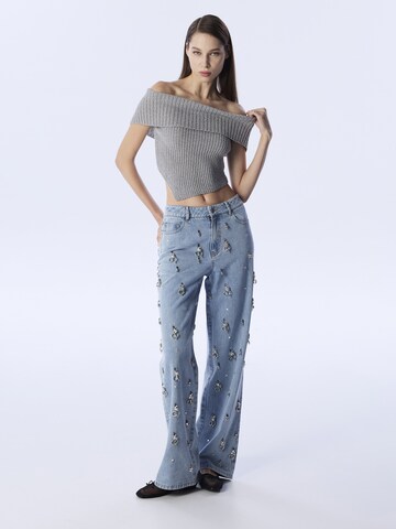 Pull-over Twist en gris