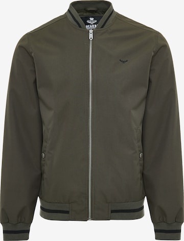 Threadbare Between-Season Jacket 'Norris' in Brown: front