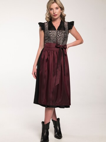 SPIETH & WENSKY Dirndl in Rood: voorkant