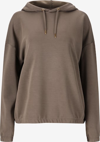 Athlecia Sportief sweatshirt 'NAMIER W' in Bruin: voorkant