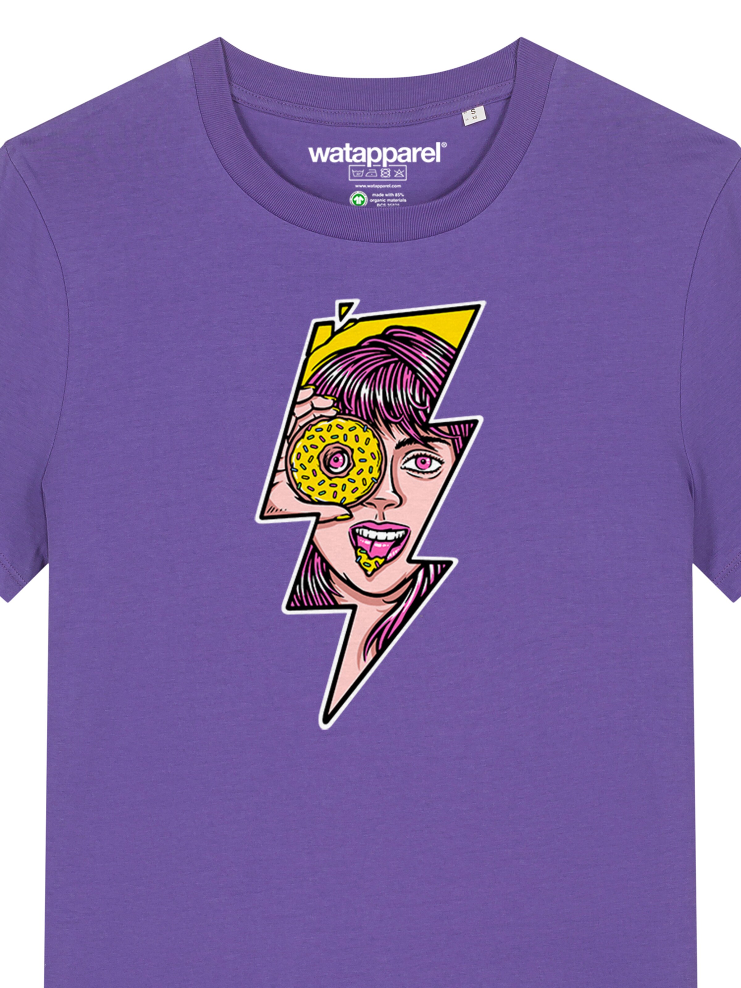 Watapparel Shirt 'Donut' in Purple