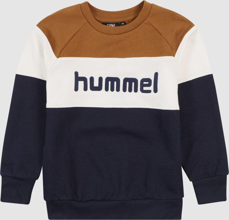 bemærkede ikke Vælge Kræft Hummel Sweatshirt i ultramarinblå / brun / hvid | ABOUT YOU