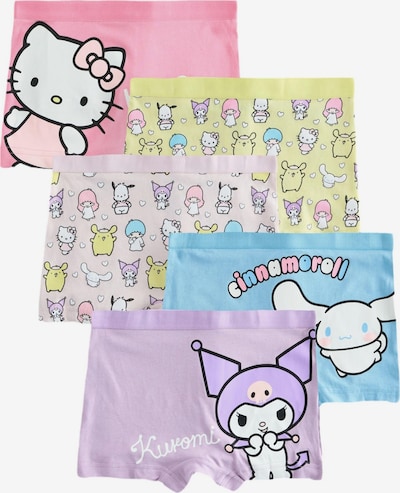 98 dydžio Apatinės kelnaitės 'Hello Kitty' iš Next, spalva – dangaus žydra / geltona / purpurinė / rožinė / rožių spalva, Prekių apžvalga