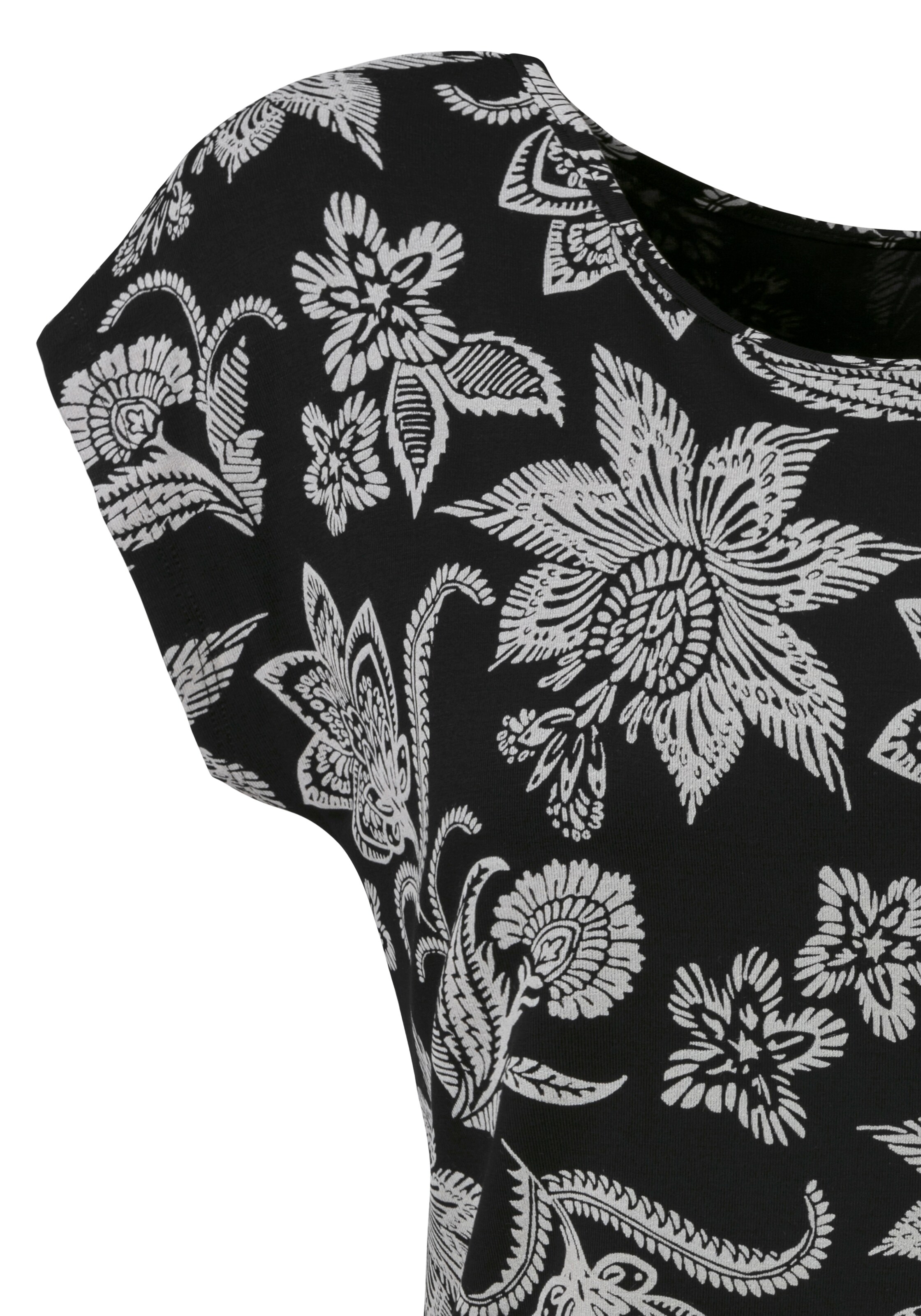 LASCANA Koszulka w kolorze czarny