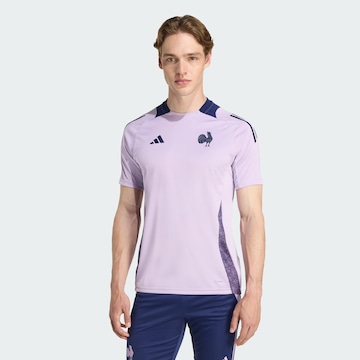 ADIDAS PERFORMANCE Functioneel shirt 'France' in Lila: voorkant