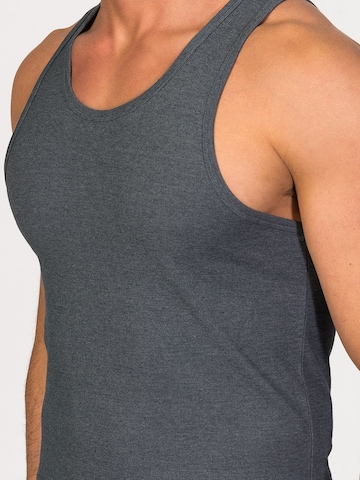 zd ZERO DEFECTS Unterhemd 'Tank top Egyptian cotton' in Grau
