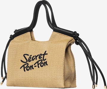 Secret Pon Pon Handtasche 'Nimue Lux' in Beige: Vorderseite