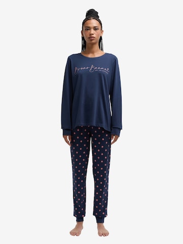 BRUNO BANANI Pyjama ' BRIGGS ' in Blauw: voorkant