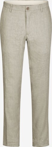 HECHTER PARIS Pleated Pants in Grey: front