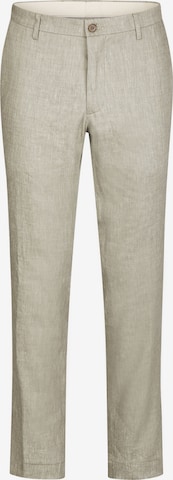 HECHTER PARIS Pleated Pants in Grey: front