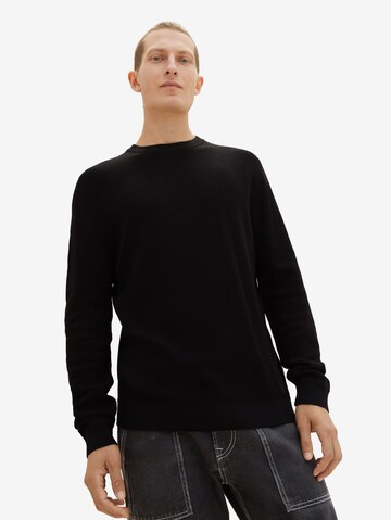 TOM TAILOR Pullover in Schwarz