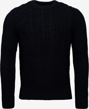 Superdry Pullover in Schwarz: predná strana