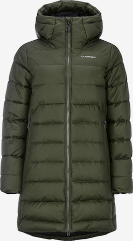 Cappotto outdoor 'TEJLA' di Didriksons in verde: frontale