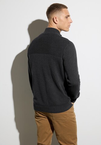 Street One MEN Strickjacke in Grau