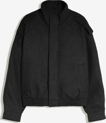 Bershka Between-season jacket in Black: front