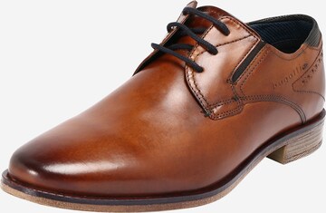 bugatti Lace-Up Shoes in Brown: front