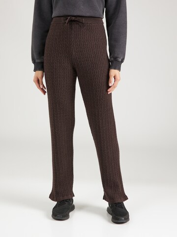 Regular Pantalon rosemunde en marron : devant