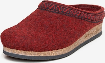 Stegmann Clogs 'Filzclogs Stegmann 108' in Red: front