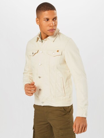 TOM TAILOR DENIM Jacke in Beige: predná strana