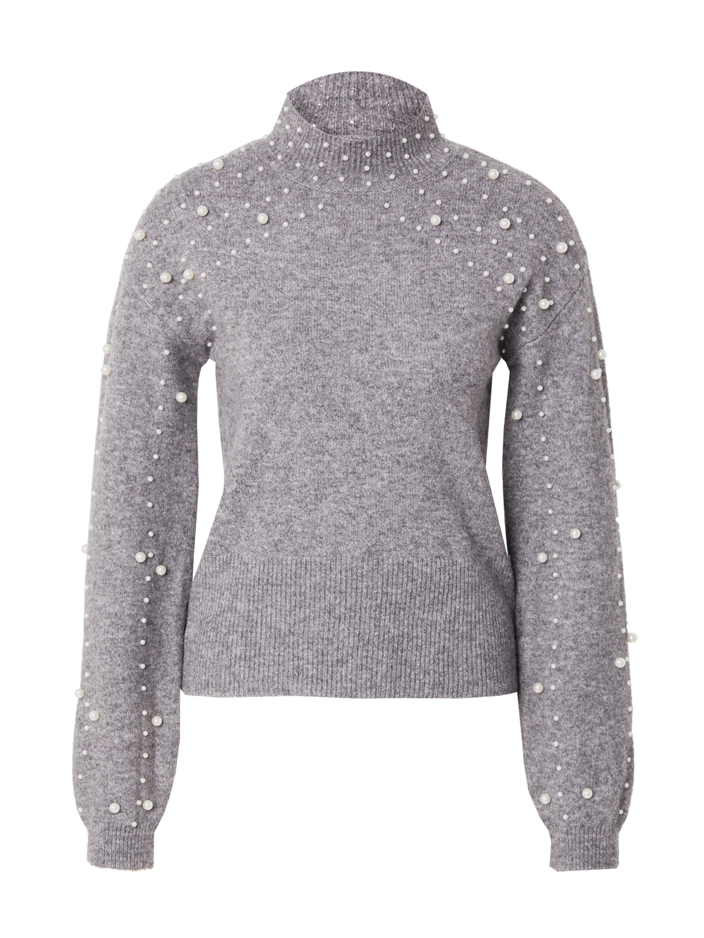 PIECES Kampsun 'PCREA', värv hall: eest vaates