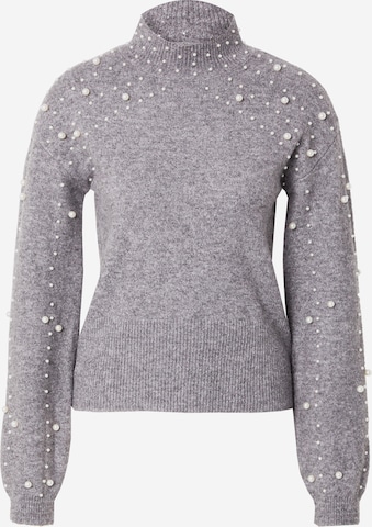 Pulover 'PCREA' de la PIECES pe gri: față