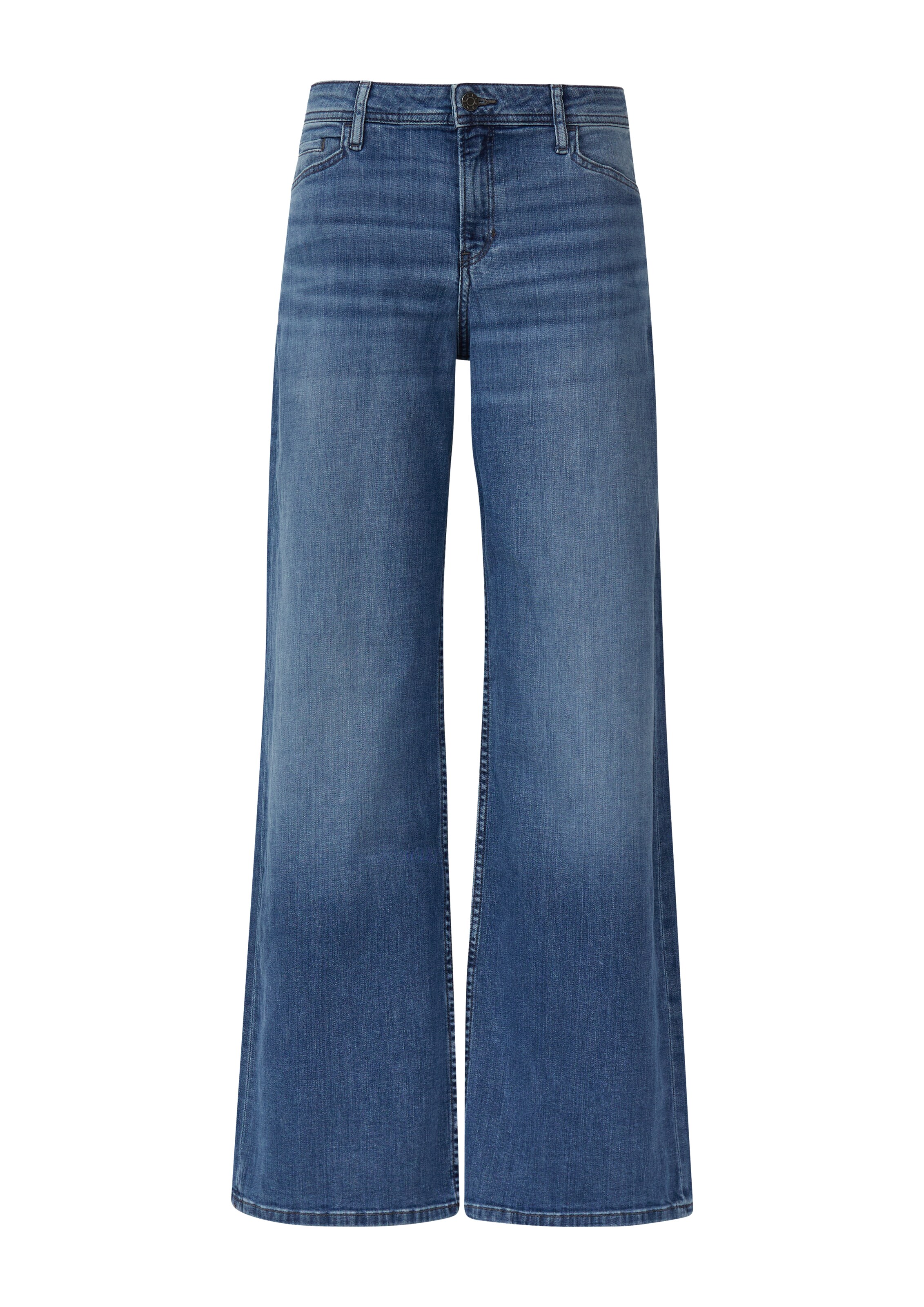 s.Oliver Wide Leg Jeans in Blau: Vorderseite