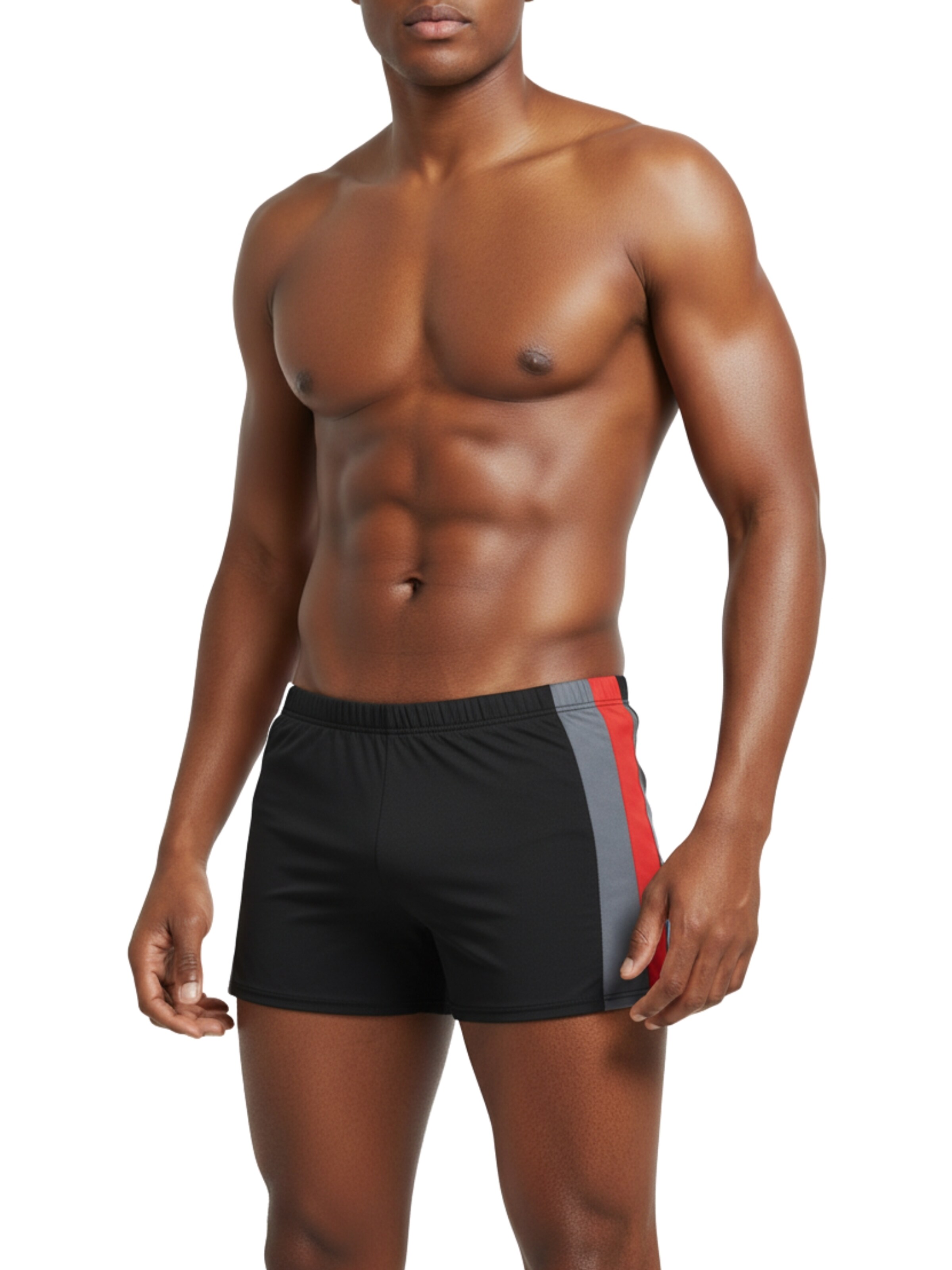 Luvanni Badeshorts 'Badehose TS9-10'‌‌‌ in Rot: Vorderseite