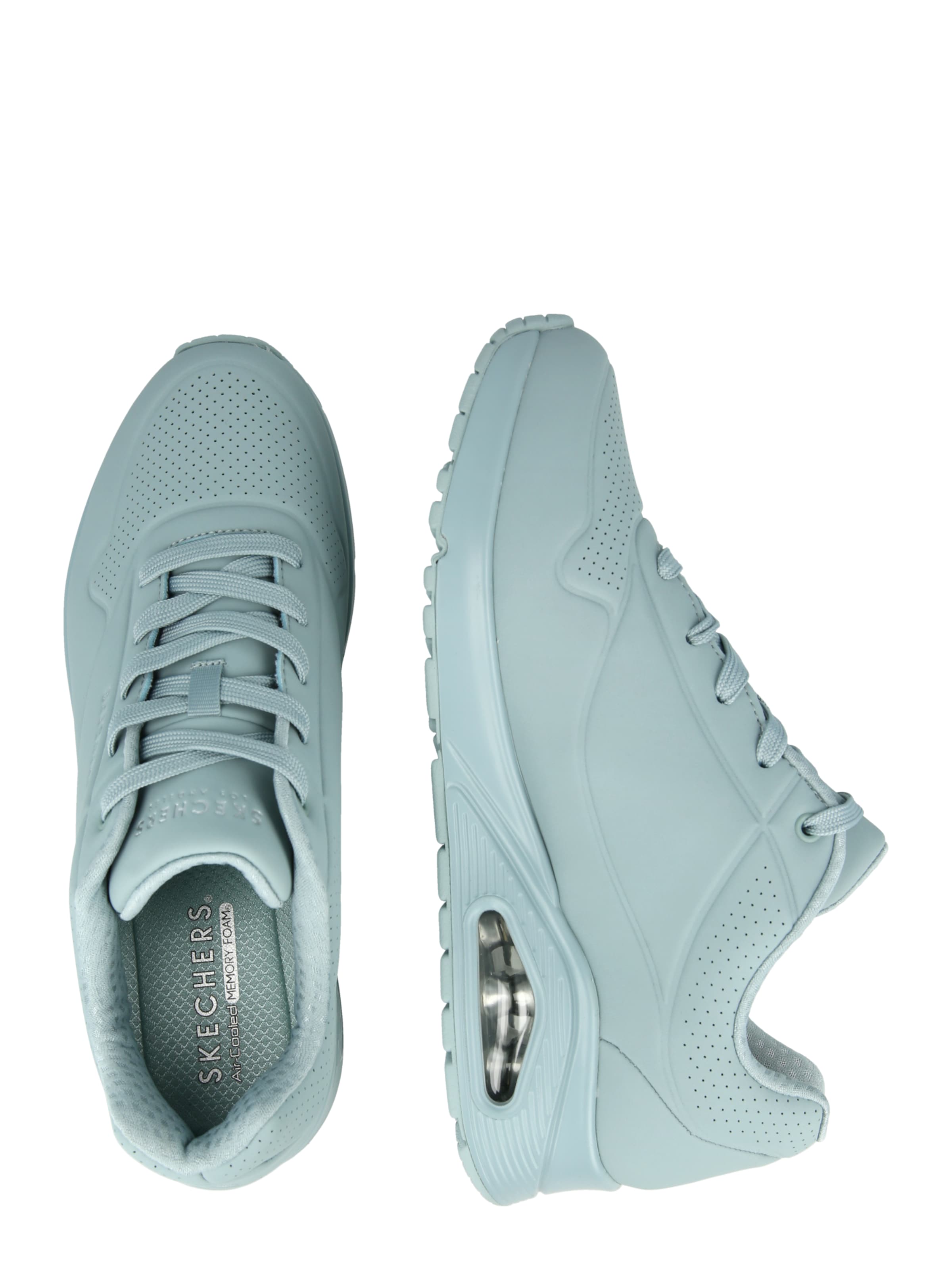 SKECHERS Sneakers laag 'UNO STAND ON AIR' in Grijs