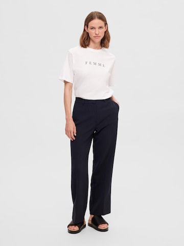 balts SELECTED FEMME T-Krekls 'VILJA'