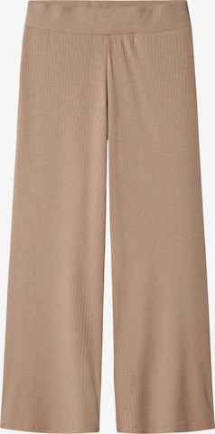 NAME IT Wide leg Broek in Bruin: voorkant