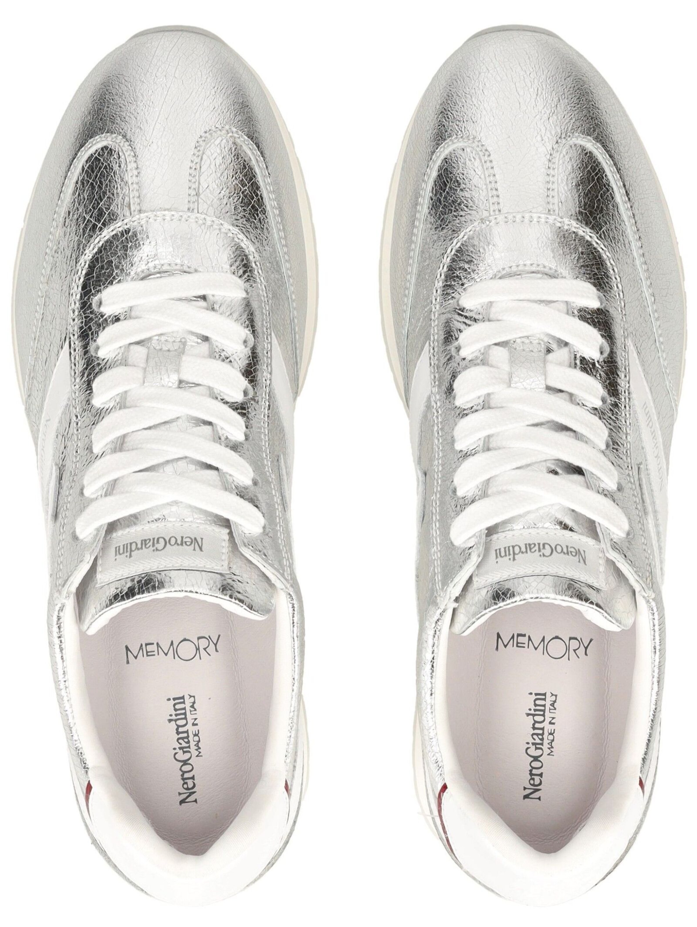 Nero Giardini Platform trainers in Silver