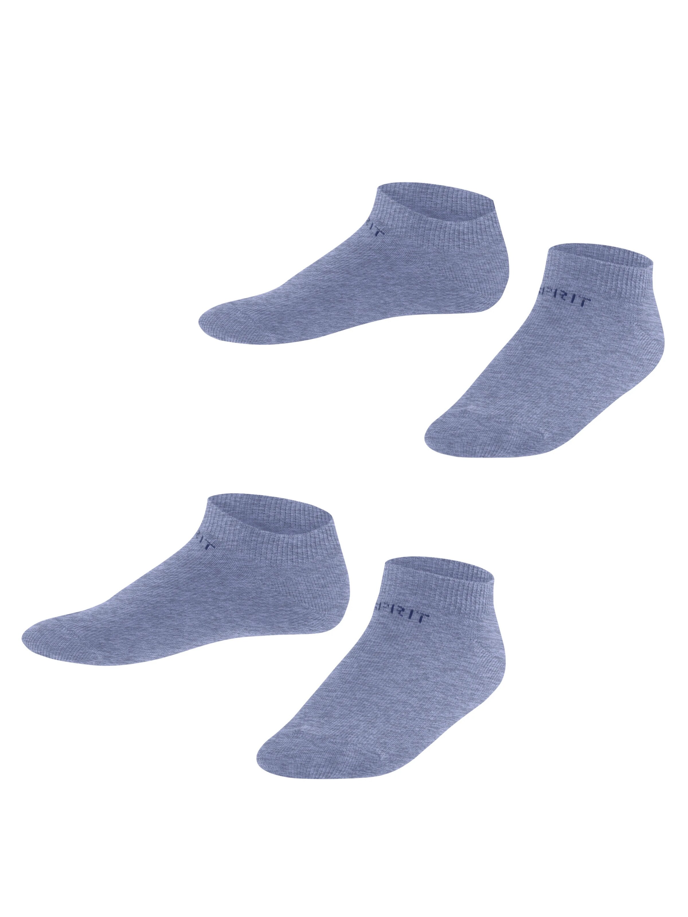ESPRIT Socken 'Foot Logo 2-Pack'‌‌ in Blau: Vorderseite