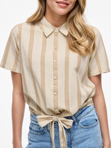 VILA Bluse i beige