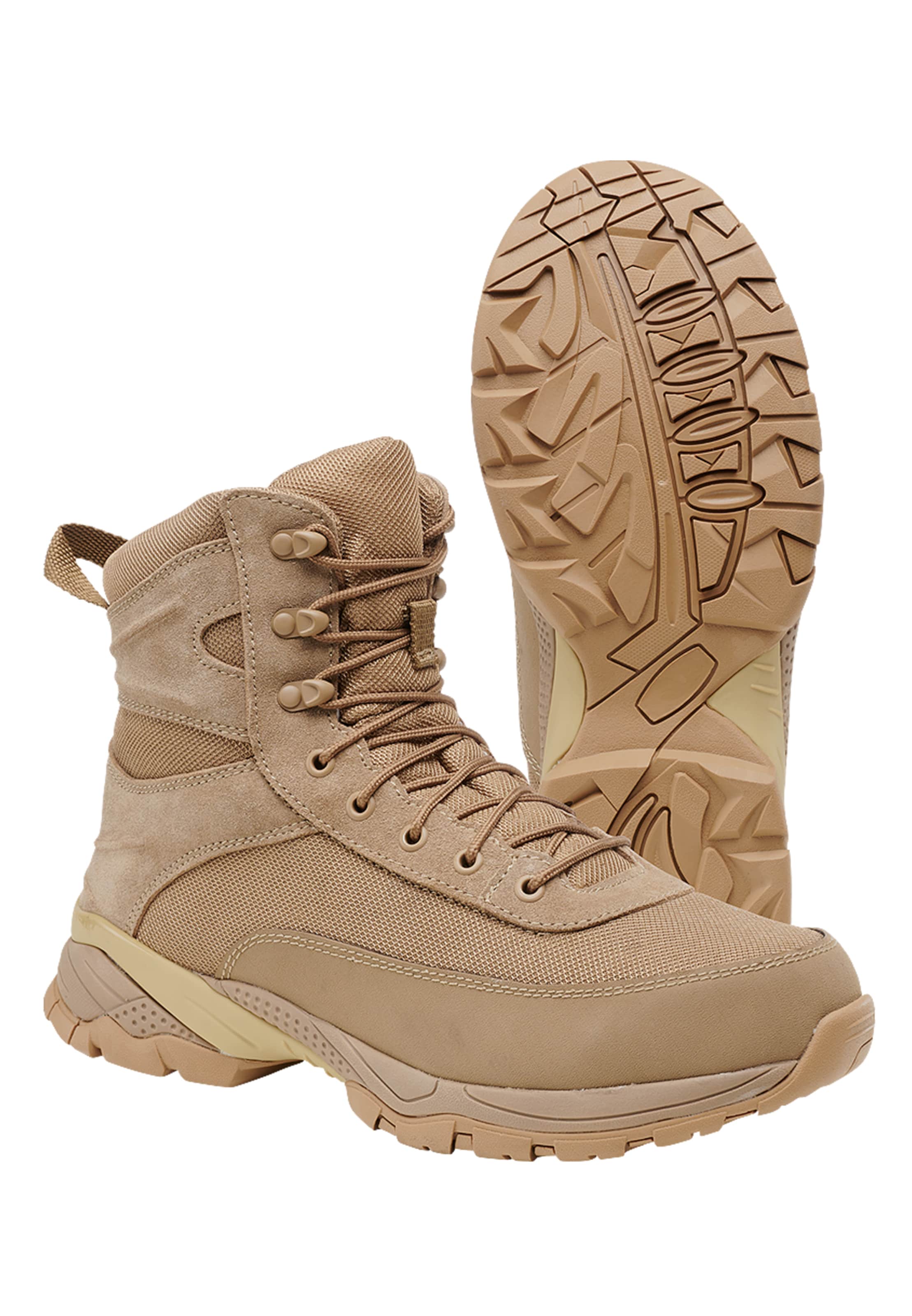 Brandit Lace-up boots in Beige: front