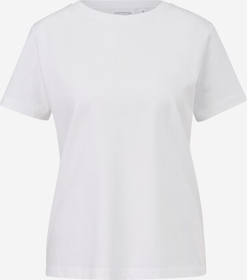 T-shirt comma casual identity en blanc : devant