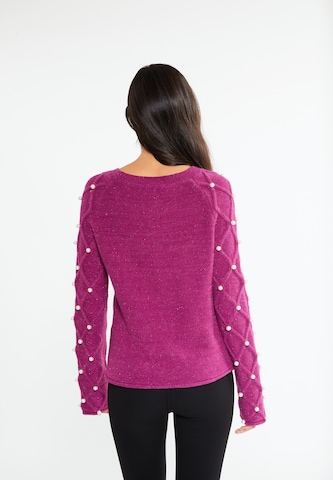 Pull-over 'Koosh' faina en rose