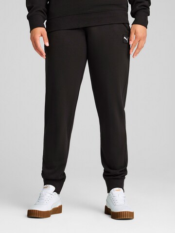 PUMA Tapered Sports trousers 'Ess' in Black: front