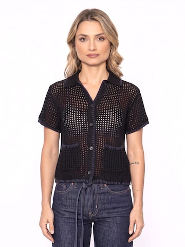 Giacchetta 'Pilar Crochet SS Cardigan Black' di Obey in nero