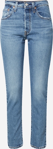 LEVI'S Skinny Jeans '501® Skinny' in Blauw: voorkant